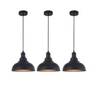 HUIMVNC Pendant Lamp Industrial Restore Ancient Ways Hanging Lamps Black Iron Pot Cover Ceiling Lamps Matte LampshadeE27 Base Chandelier Lantern Lighting Bar Warehouse Supermarket Times