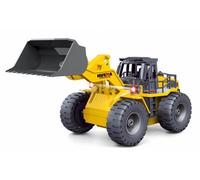 HUINA 1/18TH 2.4G 9 CHANNEL WHEELED LOADER TRUCK WITH DIE CAST BUCKET CY1532