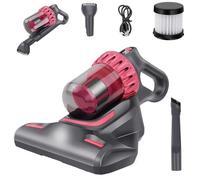 Huini Mattress Vacuum Cleaner with UV Light Sterilization & LED Screen, Cordless Handheld Mite Dust Remover with Reusable HEPA Filter for Deep Cleaning Bedbugs, Pollen, and Pet Hair on Mattress, Sofa