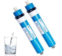 HUINING 50GPD 75GPD 100GPD 150GPD New Reverse Osmosis Element Water Filter Membrane 1812/2012 Replacement Water Filter (50GPD 2PCS)