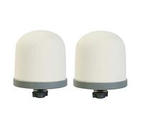 HUINING Ceramic Dome Water Filter, BPA Free Plastic Water Spigot, Replacement Household Water Bucket. (Ceramic Filter 2PCS)