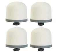 Huining Ceramic Dome Water Filter, Replacement for Pre-Filtration Unit, 0.15 to 0.5 Micron for Household Bucket Filtration System Pitcher (4pcs)