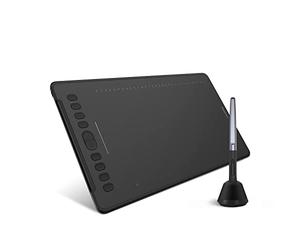 HUION H1161 Drawing Tablet 11 x 6.875 inch Graphics Tablet with One User-defined Touch Strip Battery-free Pen Function Supports OS Android MAC Windows Chrome for Remote Learning & Work from Home