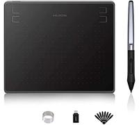 HUION HS64 Graphics Drawing Tablet Battery-Free Stylus 8192 Levels 266 PPS Pen Tablet with 4 Press Keys Support Mac, PC and Android Devices 6.3x4 Inch