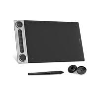 HUION Inspiroy Dial 2 Bluetooth Wireless Graphics Drawing Tablet with Dual Dials Battery-Free Stylus PW517 for Digital Art and Graphics Design, Compatible with Mac, Windows, Linux, Android