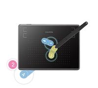 HUION Inspiroy H430P Drawing Tablet 4.8X3 Inch with 4 Hot Keys | Compact Portable Size, Battery-Free Pen, Works PC Mac Linux Mobile, for Drawing, Design, Teaching & Note-Taking