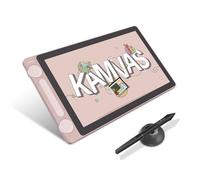 HUION Kamvas 13 Gen 3 Drawing Tablet with Screen, Dual Dial, 13.3", Pink | PenTech4.0 16384 Pen Pressure, 5 Express Keys, Anti-Glare Glass, Works with Windows/Mac/Android for Art Design
