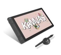 HUION Kamvas 13 Gen3 2024 Graphic Tablet with Screen, 13.3 Inch Drawing Tablet with Anti-Sparkle Canvas Glass, Pentech 4.0, Stylus Pressure, 16384 Double Wheel for PC, Mac, Android, Black
