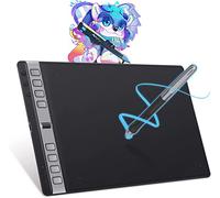HUION New Inspiroy 2 L H1061P Graphics Tablet w/ 3 Group Keys + Scroller & Battery-Free Pen PW110, 10.5 x 6.56 inches Pen Tablet for Mac, Windows, Chrome OS, Harmony OS, Linux & Android, Black