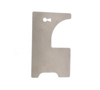 HUIOP 0.7mm Thick, Stainless Steel Firefighting Tool Multifunctional Door Seam Manual Firefighter Hand Hall Pass, Slim Door Seam Opener, Accurate Firefighting Hand Hall Pass Tool