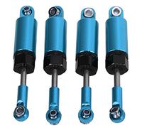 HUIOP 1/16 Metal Adjustable Set, High Performance RC Dampers for MN 1/16 Remote Control Vehicles, Aluminum Alloy, 4pcs (Blue)