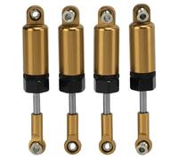 HUIOP 1/16 Metal Adjustable Set, High Performance RC Dampers for MN 1/16 Remote Control Vehicles, Aluminum Alloy, 4pcs (Gold)