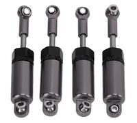 HUIOP 1/16 Metal Adjustable Set, High Performance RC Dampers for MN 1/16 Remote Control Vehicles, Aluminum Alloy, 4pcs (Ti Color)