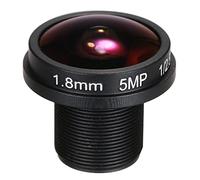 HUIOP 1.8mm Fisheye Lens HD 5.0 Megapixel IR M12 Mount 1/2.5" F2.0 For CCTV IP Camera 180 Degree Wide Viewing Angle Panoramic CCTV Camera Lens
