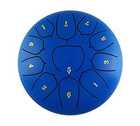 HUIOP 10 Inch Steel Tongue Drum 11 Notes Handpan Drum with Drum Mallet Finger Picks Percussion for Yoga Meditation,Handpan Drum