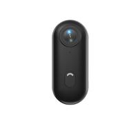 HUIOP 1080P Tiny Action Camera WiFi Sports Camera 120° Wide Angle Lens Built-in Battery with Magnetic Lanyard Back Clip Case 32GB TF Card Mounting Accessories (Black)