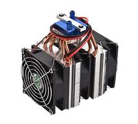 HUIOP 180W Power Semiconductor Refrigeration Fish Tank Chiller 12V Refrigerator Cooling-water Machine Chiller Water Cooler Chiller with Heat Dissipation Copper Pipe for 40 Liters Aq