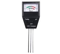 HUIOP 2-in-1 Soil pH Meter Fertility Tester pH Tester Soil Tester for Garden Farm Lawn Indoor Outdoor Plant Care