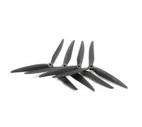 HUIOP 2 Pairs 10 inches 1050-3 Propeller 3 Blade 1050 PC Fiberglass Carbon Nylon Props Multirotor Traverse Machine