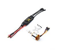 HUIOP 2217 2300KV 40A ESC Brushless Motor with T-Plug, 3.5mm Banana Connectors for RC Airplane Helicopter