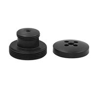 HUIOP 3.7mm M12 Button Lens M12 Mount, 1.3 Megapixel 80degree Horizontal Viewing Angle F2.0 fixed Iris for CCTV Cameras