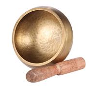 HUIOP 3 Inch Handmade Tibetan Bell Metal Singing Bowl with Strike for Buddhism Meditation Buddhist Healing Relaxation Yoga,Buddhism Singing Bowl