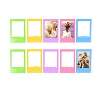HUIOP 3" Mini Table Photo Frame for film Instax mini 8 7s 90 25 50s 9 SP-1 SP-2 Film, 10 Pack, 5 Colors