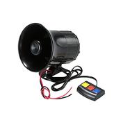 HUIOP 3 Tone Sounds Loud Speaker,DC 12V 3 Tone Sounds Loud Speaker Security Warning Siren Horn