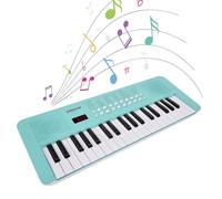 HUIOP 37 Key Electronic Keyboard Piano 200 Tones 200 Rhythms 35 Demos Musical Instrument with Microphone Dual Power Mode Portable Music Piano Keyboard Gift for Beginners Keyboards Piano