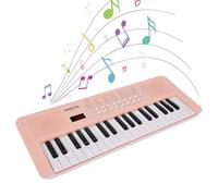 HUIOP 37 Key Electronic Keyboard Piano 200 Tones 200 Rhythms 35 Demos Musical Instrument with Microphone Dual Power Mode Portable Music Piano Keyboard Gift for Beginners Keyboards Piano