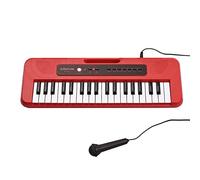 HUIOP 37 Key Electronic Piano with Mini Microphone Preset 10 Demos Supports Recording Headphone/Aux in Jack Portable Multifunction Keyboard Musical Gifts for Boys Girls 3+