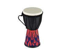 HUIOP 4 Inch African Drum, Lightweight Portable Hand Drum, Hand Applause Drum, Colorful Pattern Bongo Drum for Beginners, School Music Class, Outdoor Performance