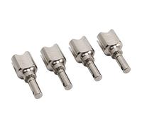 HUIOP 4 Pcs Steel RC Differential Cup for 1/7 1/8 High Strength Easy Installation for Enhanced Performance (Silver)
