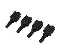 HUIOP 4 Pcs Steel RC Differential Cup for 1/7 1/8 High Strength Easy Installation for Enhanced Performance (Black)