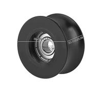 HUIOP 4pcs 0840UU U Type UGroove Pulley Roller, 8x39.5x20.1mm, Smooth Operation for Doors and Track and Drive Mechanical Equipment, Internal Lubrication Grease, Quiet and Sturdy, 4