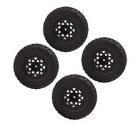 HUIOP 4Pcs 1.9in RC Rubber Wheel Tires Premium Replacement for HSP for Rough Roads