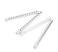 HUIOP 4Pcs Aluminum Alloy RC Car Shell Column Accessory Fit for HSP 1/10 122037, High Hardness Sturdy Corrosion-resistant Exquisite Workmanship, Small and Exquisite, Perfectly Adapted, (Silver)