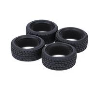 HUIOP 4Pcs/Set 1/10 Grain Run-flat Car Rubber Tyre Replacement for TRAX4 HSP HPI Kyosho On-Road Run-flating Car,HSP HPI Kyosho RC Car tyre