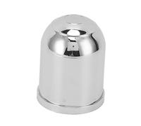 HUIOP 50mm 2in 1-7/8in Hitch Ball Coupler Head Cap Chrome Plated Protection Cover ABS Plastic, Tow Bar Ball Cover, Premium Quality for Trailer, Off Road Vehicle