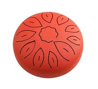 HUIOP 6 Inch Steel Tongue Drum 11 Notes Handpan Drum C Key with Drum Mallet Finger Picks Percussion Musical Instruments for Meditation Yoga,Handpan Drum