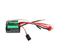 HUIOP 65A RC Brushed ESC, RC Crawler Ship Model ESC T Plug,Undervoltage Protection, Overheating Protection, Long Service Life, for Axial Scx10 90046, for, for D90, for HSP, for