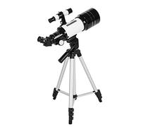 HUIOP 70mm Astronomical Telescope 150X High Power Refractor Scope with 5x24 Finder Scope, Tripod, Moon Filter, 3X Barlow Lens for Star Gazing, Bird Watching, Kids, Students, Hobbyists, Travelers