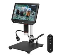 HUIOP 8.0 Inch Video Microscope Large IPS Screen Microscope Reflection with 13MP Camera 1X-8X 4K HD USB Video/Photo Microscope for Android/iOS for Soldering Parts Collection