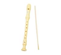 HUIOP 8-Hole Soprano Recorder Instrument High Pitched C-Tone Flute Soprano Recorder Clarinet with Cleaning Stick ABS Resin for Beginners Professionals G Fingering C Key Recorder Instrument
