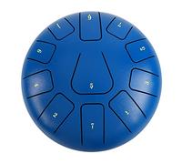 HUIOP 8 Inch Steel Tongue Drum 11 Notes Handpan Drum with Drum Mallet Finger Picks Percussion for Meditation Yoga,Handpan Drum