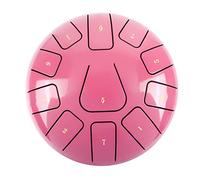 HUIOP 8 Inch Steel Tongue Drum 11 Notes Handpan Drum with Drum Mallet Finger Picks Percussion for Yoga Meditation,Handpan Drum