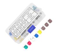 HUIOP 80pcs 6mm Trimmer Capacitor 5/10/20/30/40/60/70/120P Electronic Capacitor Kit, Adjustable Capacitance, High Voltage, Sturdy with Good Humidity, Great Set for Electronic