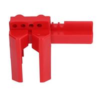 HUIOP Adjustable Ball Valve Lock, DN8-DN50 Industrial Safety Lock for Places, Made of Polypropylene PP, Suitable for, Coal Mine, Impact Resistant, Ball Valve Lockout Device ASBV-01