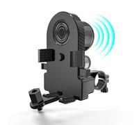 HUIOP Adjustable Bike Speaker Phone Mount for Cyclists, Clear Sound Mini Horn for Safe Riding, 4.95 * 3.9 * 2.15in Size, 120dB Volume