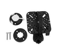 HUIOP Adjustable Fish Finder Bracket for Kayak, Durable Lightweight Mount Base, Easy Installation for Any Angle Anglers, Nylon+Stainless Steel (Square Shape)